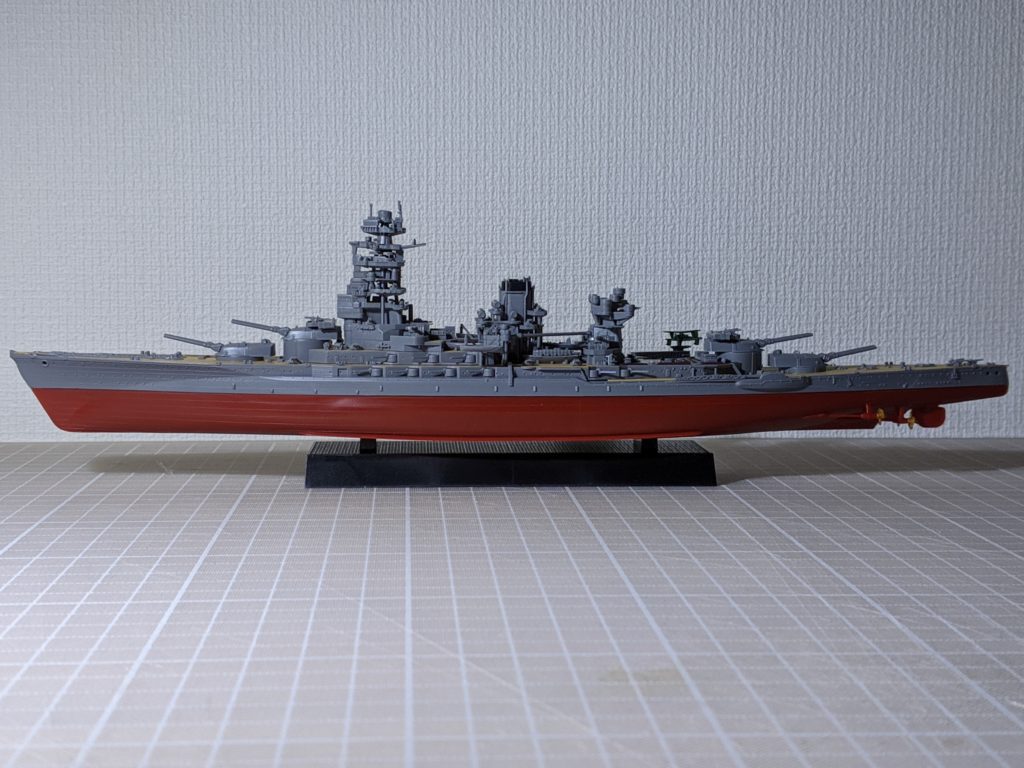 1/700 艦NEXT 013 日本海軍戦艦 長門 昭和19年/捷一号作戦 艦橋後部部品 組立後