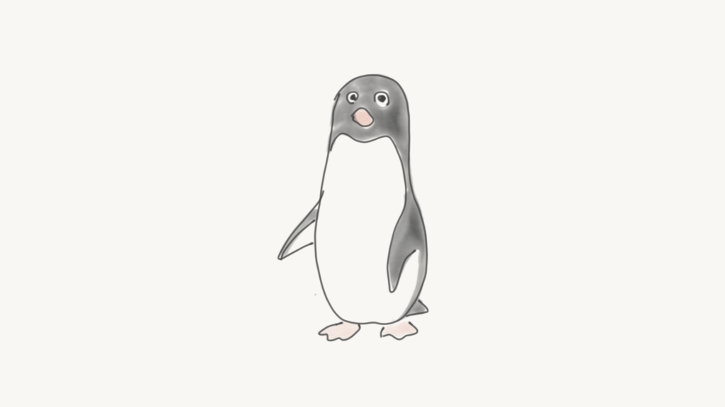 ペンギン・ハイウェイのアデリーペンギンをイメージ