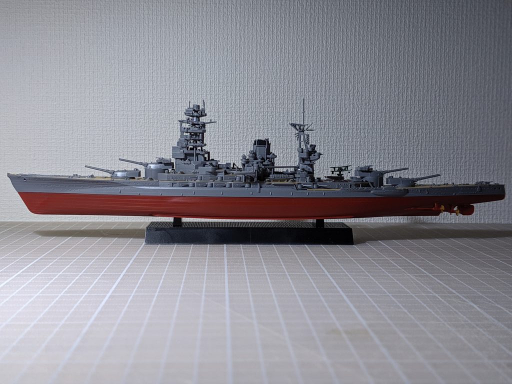 1/700 艦NEXT 013 日本海軍戦艦 長門 昭和19年/捷一号作戦 マスト部品組立後