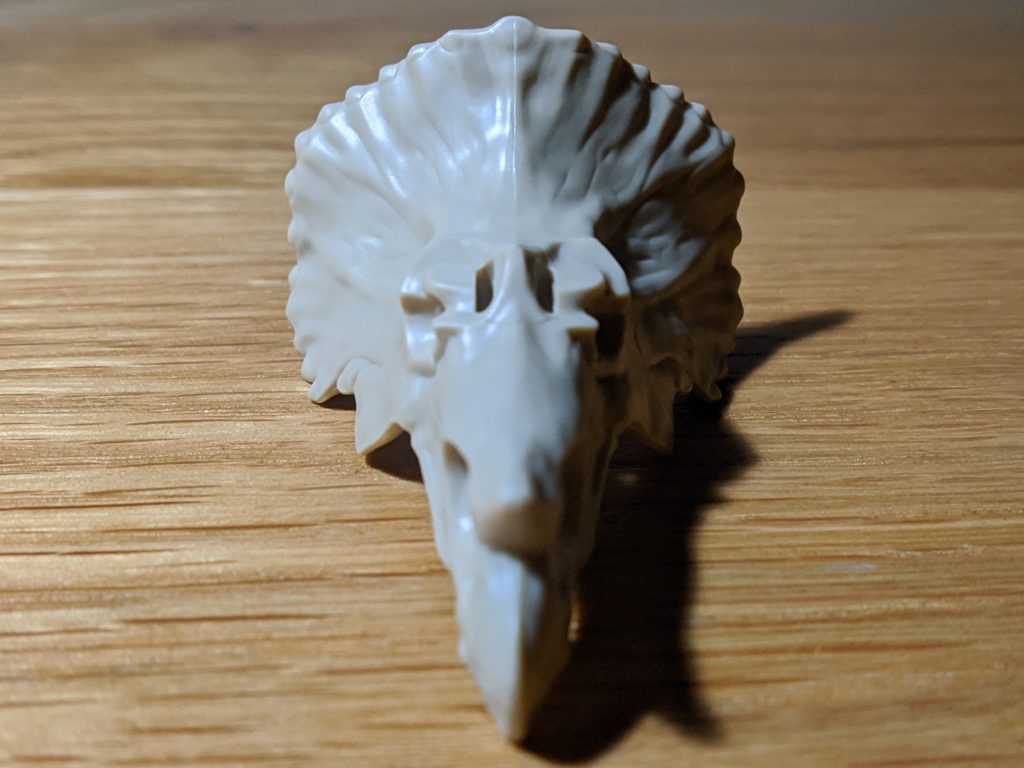 小学一年生 付録 トリケラトプスの骨格頭部