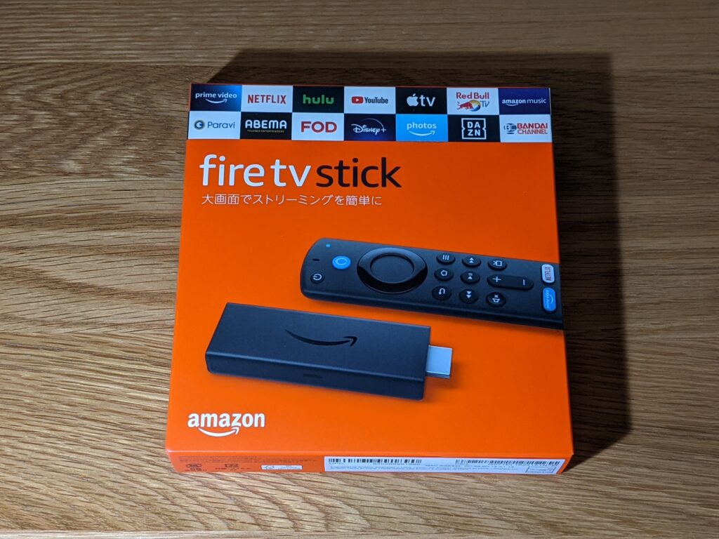 Fire TV Stick (第3世代) の外箱
