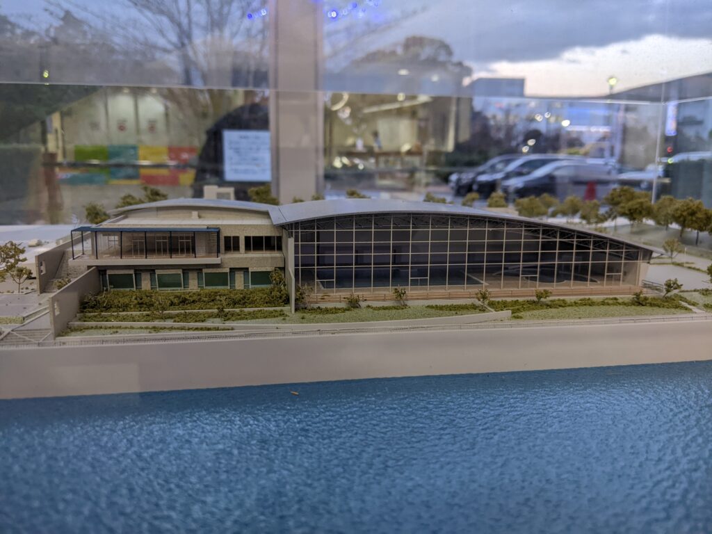 横浜市営金沢プールの施設模型
