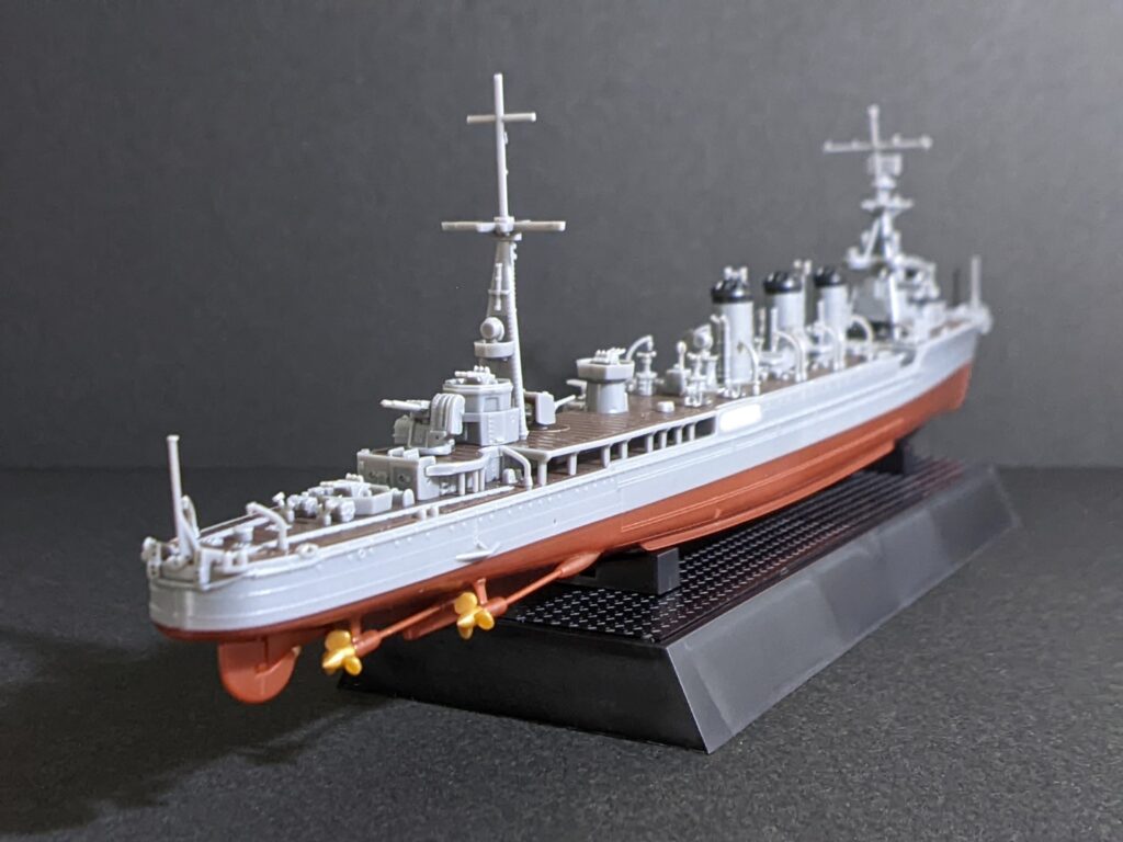 フジミ模型 1/700 艦NEXT 軽巡洋艦 多摩 後方から