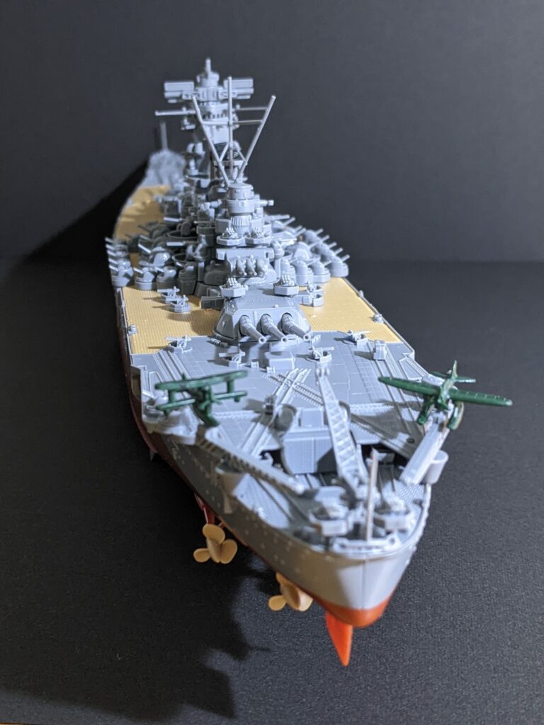 フジミ模型 1/700 艦NEXT 日本海軍戦艦大和 後部