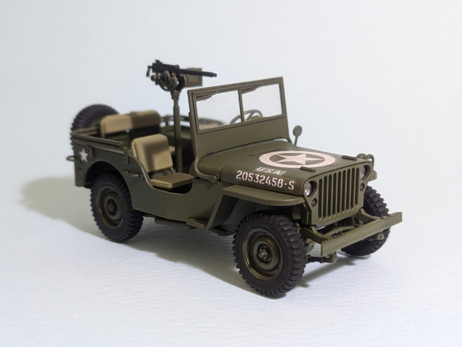 1/48 WWII アメリカ歩兵 前線休息セットの小型車輌