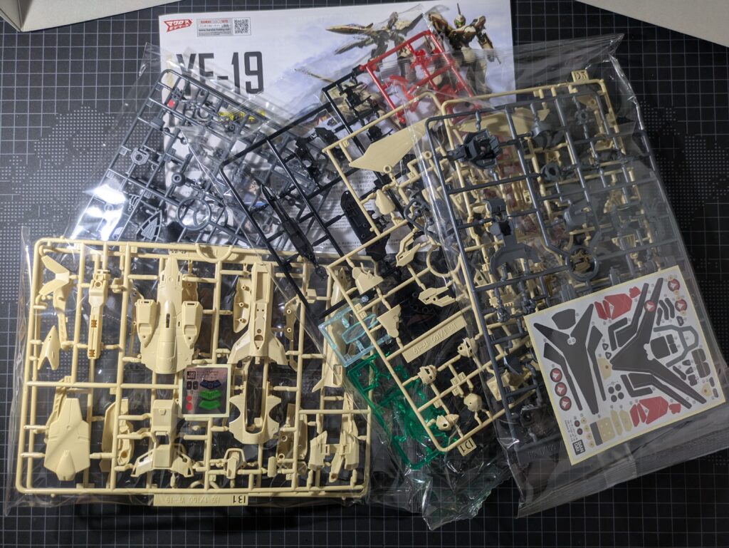 HG 1/100 YF-19 中身