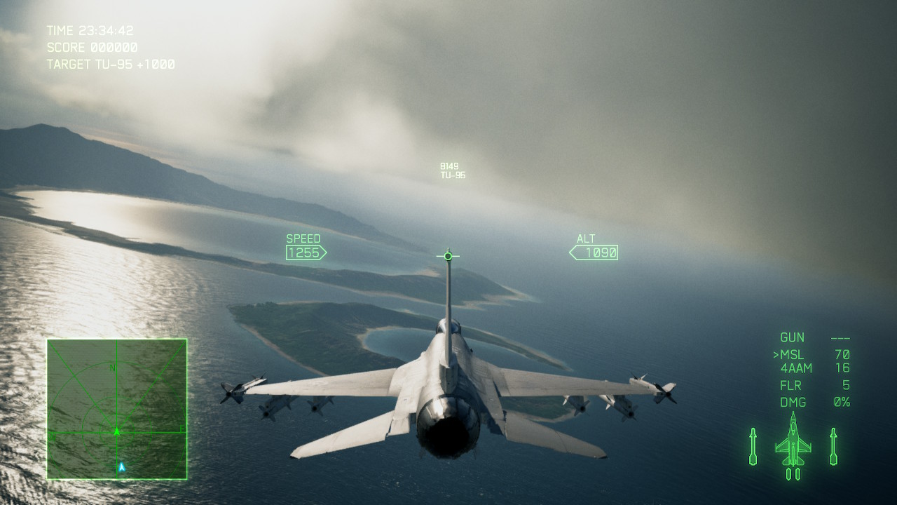 ACE COMBAT 7 SKIES UNKNOWN のプレイ中画面