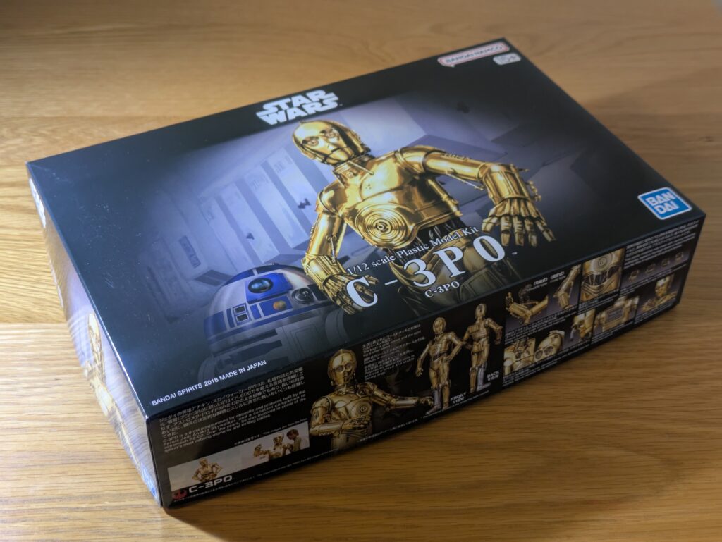 バンダイ スピリッツ 1/12 C-3PO の外装箱