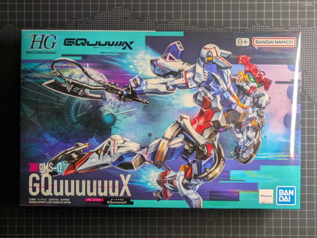 バンダイ HG 1/144 GQuuuuuuX(ジークアクス)の外装箱