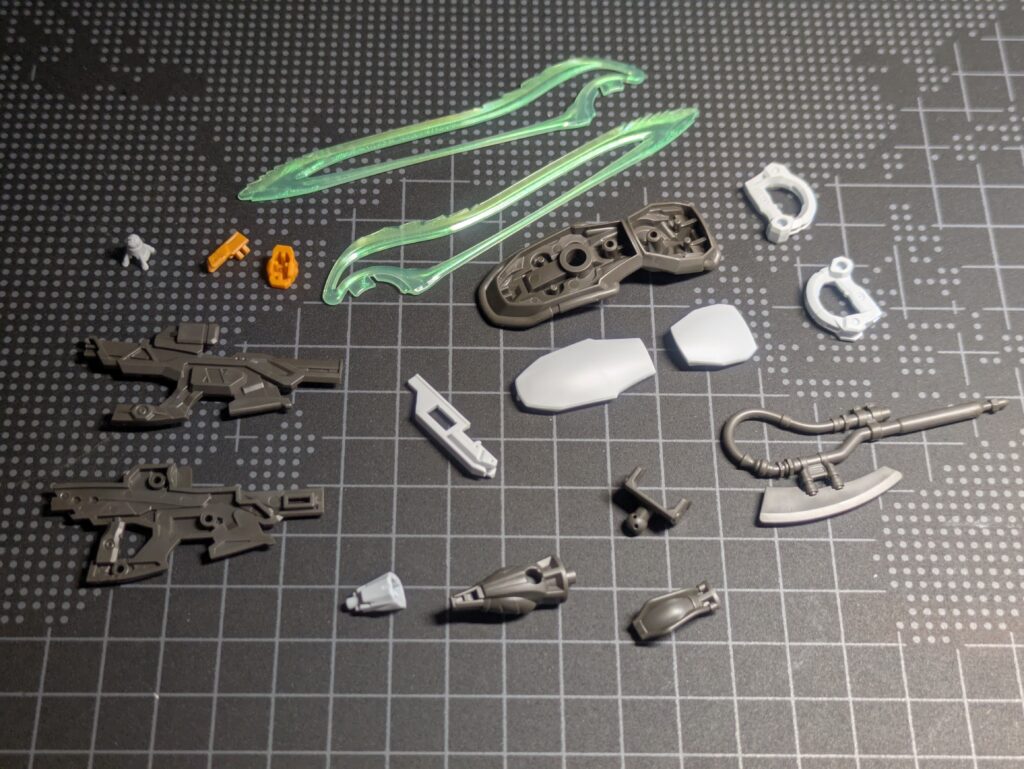 HG ジークアクスの武器その他パーツ