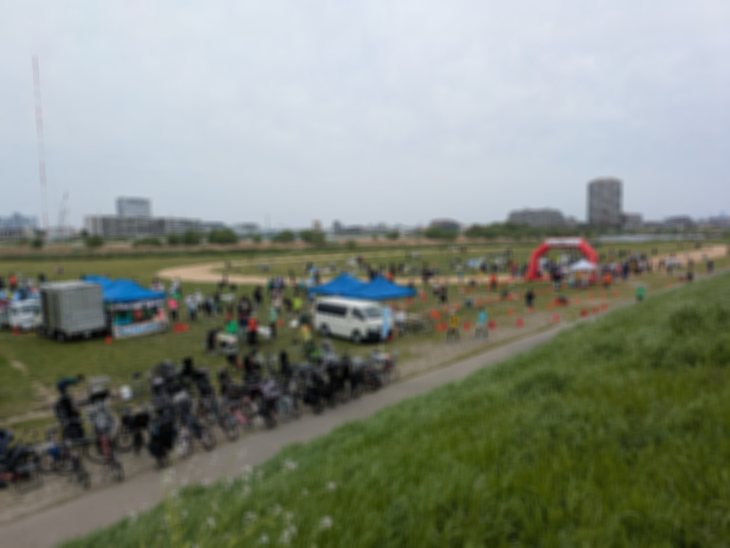 マラソン大会の会場