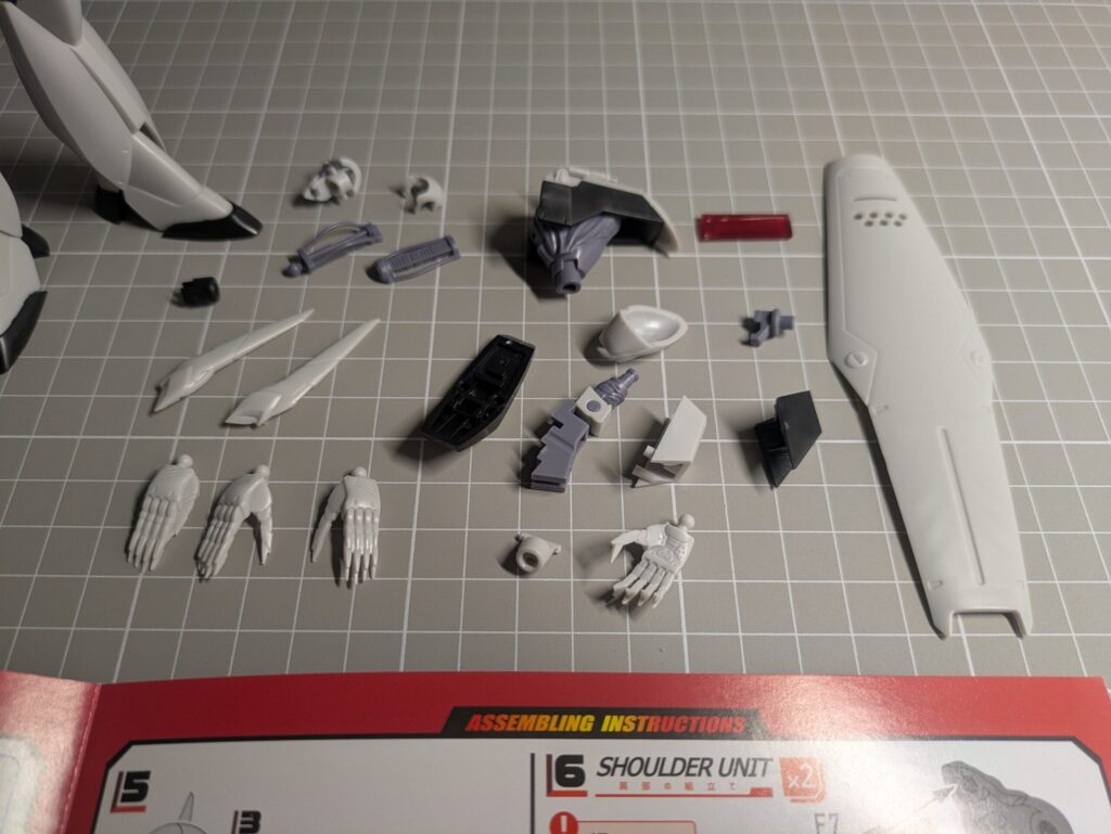 MODEROID AV-X0零式 左腕とその他のパーツ