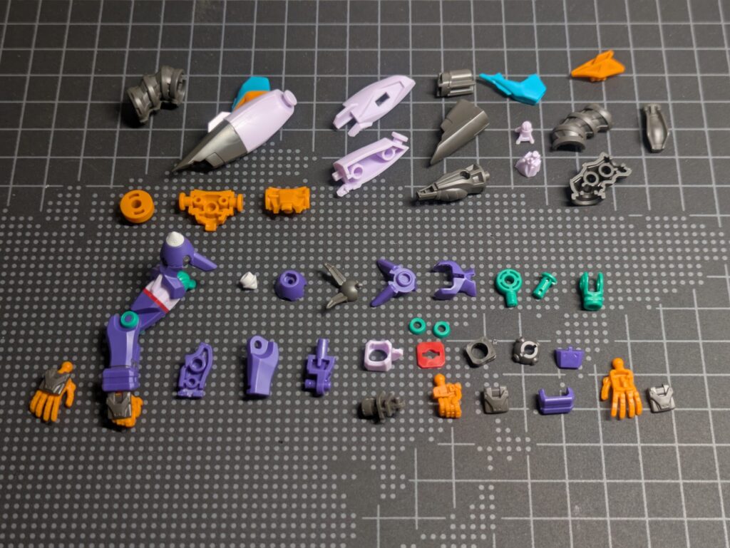 GFreD 腕とバックパックの部品