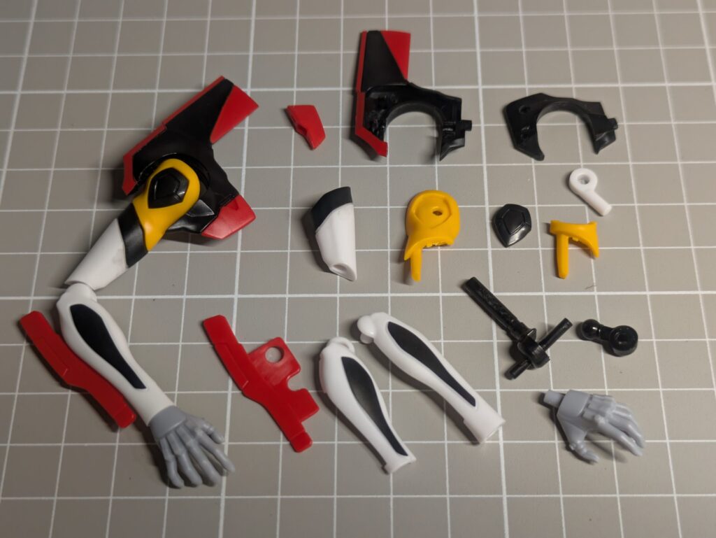 MODEROID エヴァンゲリオン2号機 腕部パーツ