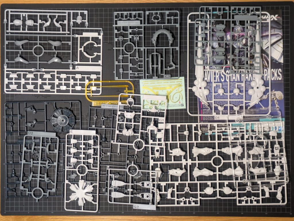 HG 1/144 エグザベ専用ギャン（ハクジ装備） 中身