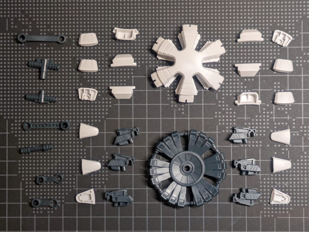 HG 1/144 エグザベ専用ギャン（ハクジ装備） シールドの部品