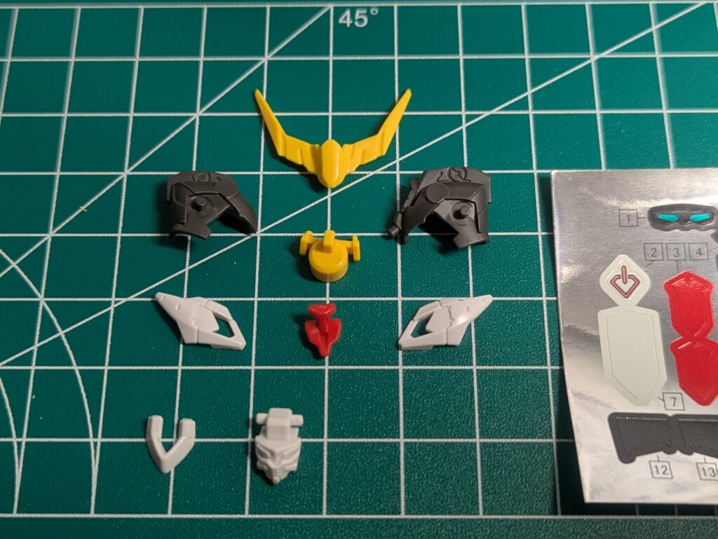 HG 1/144 ガンダムバルバトス 頭部とシール