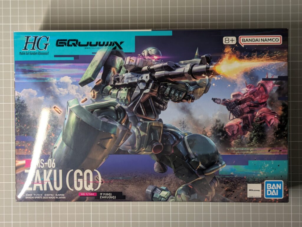 HG 1/144 ザク(GQ)の外装箱