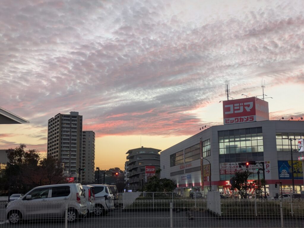 夕暮れの横須賀
