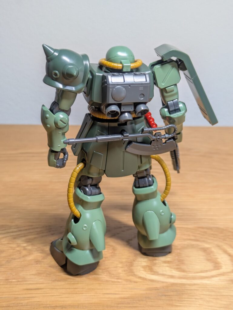 バンダイ HGUC ザクII改 (ユニコーンVer.) 背面