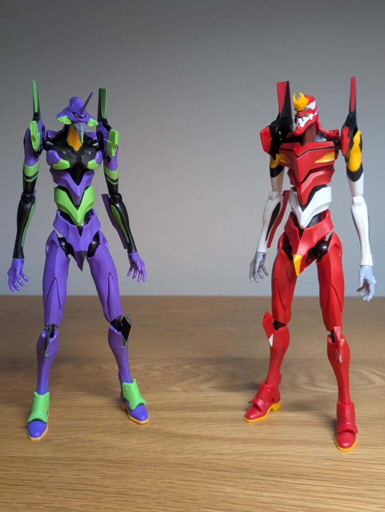 MODEROID エヴァンゲリオン初号機 と 2号機