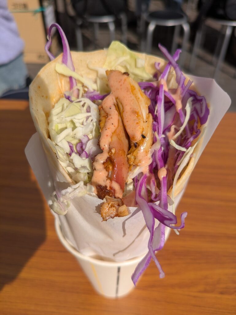 ケバブロール肉増し1.5倍